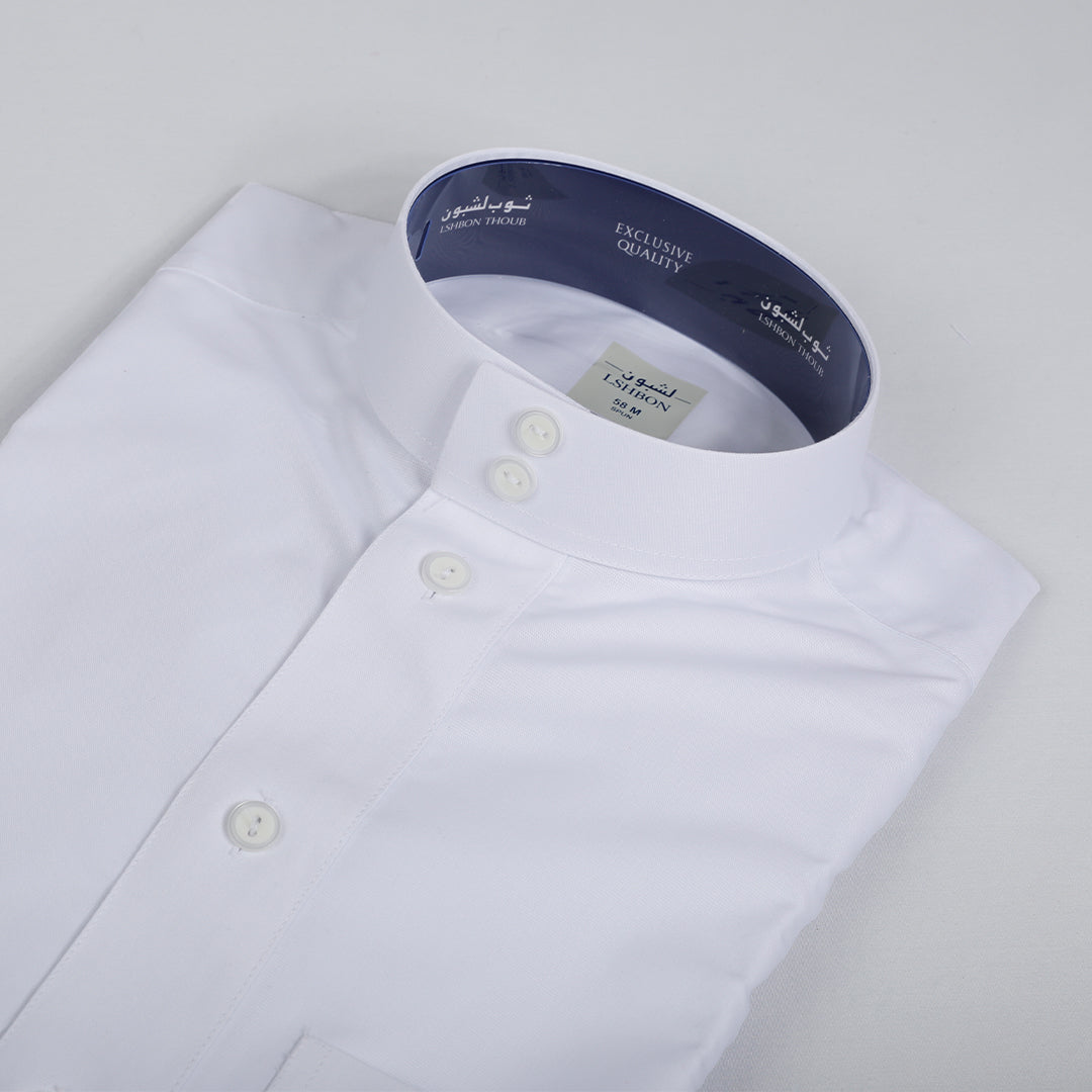 ثوب لشبون رجالي صيفي أبيض