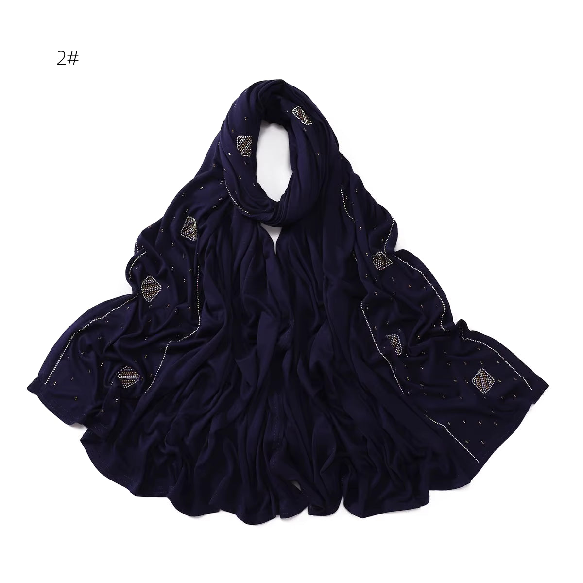 Diamond Long Women Jersey Hijab