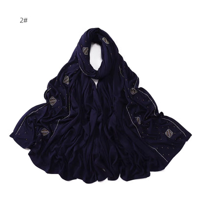Diamond Long Women Jersey Hijab