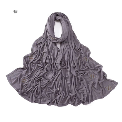 Diamond Long Women Jersey Hijab