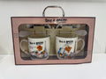 Two mugs with a bear design