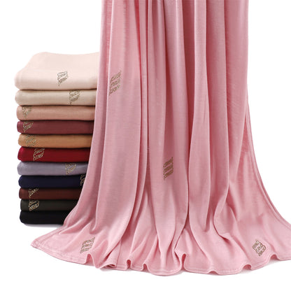 Diamond Long Women Jersey Hijab