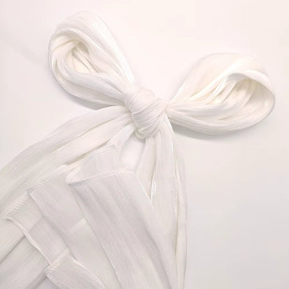 Crinkle Shawl Glitter Plain Breathable Shiny Satin Silk Crepe Hijab Scarf