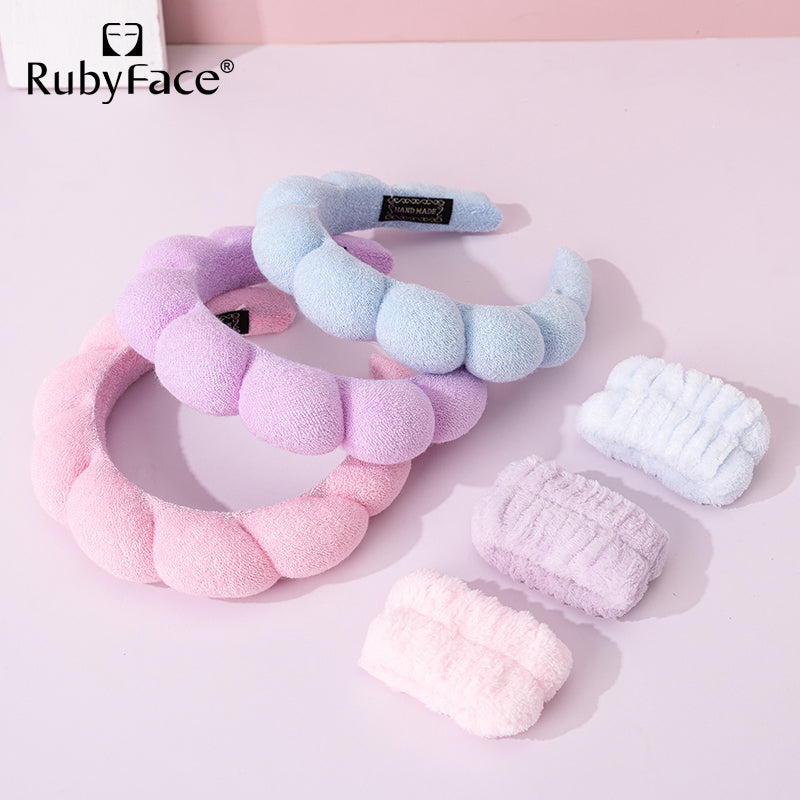Headband Wrist Towels Hairband for Women Girls