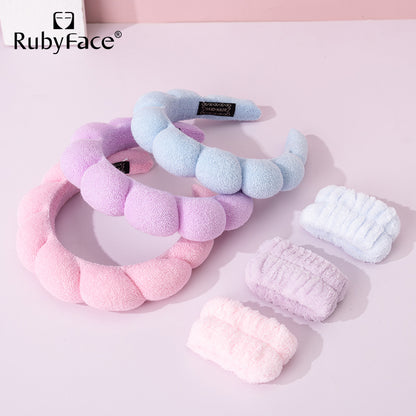 Headband Wrist Towels Hairband for Women Girls