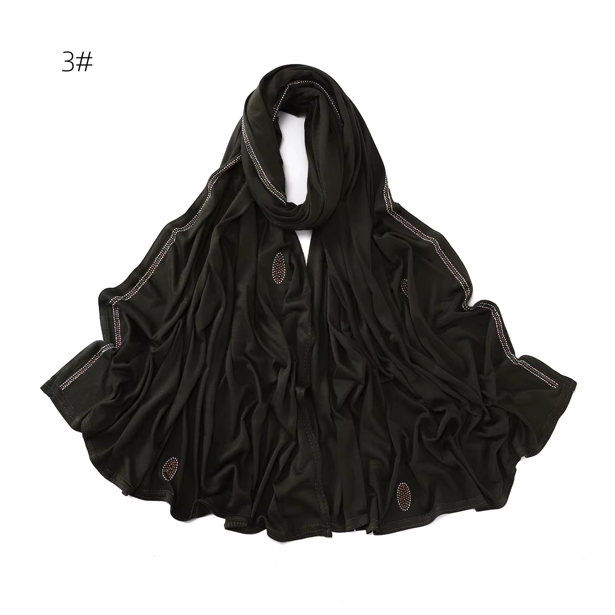 Diamond Long Women Jersey Hijab