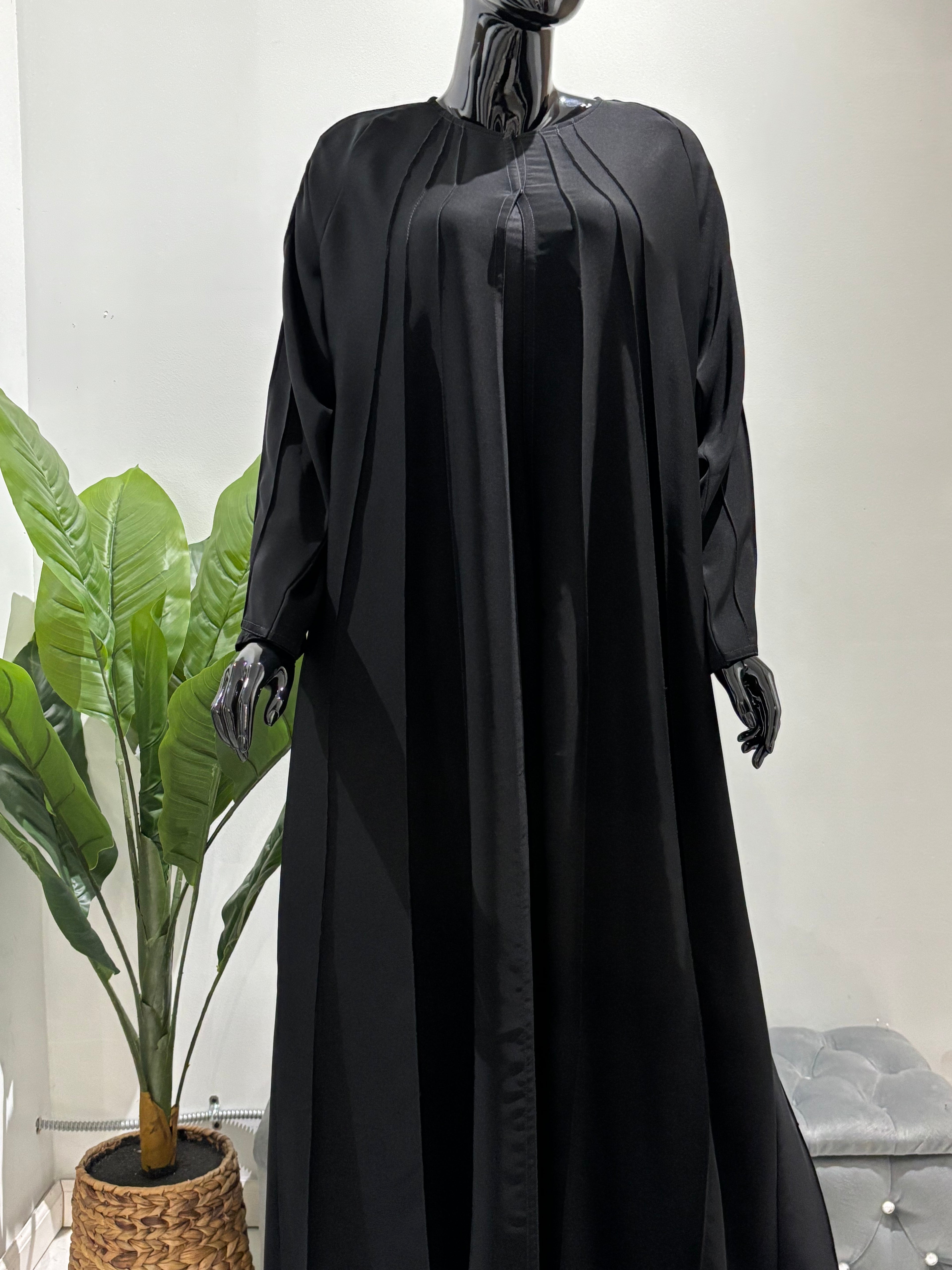 Black Plain abaya