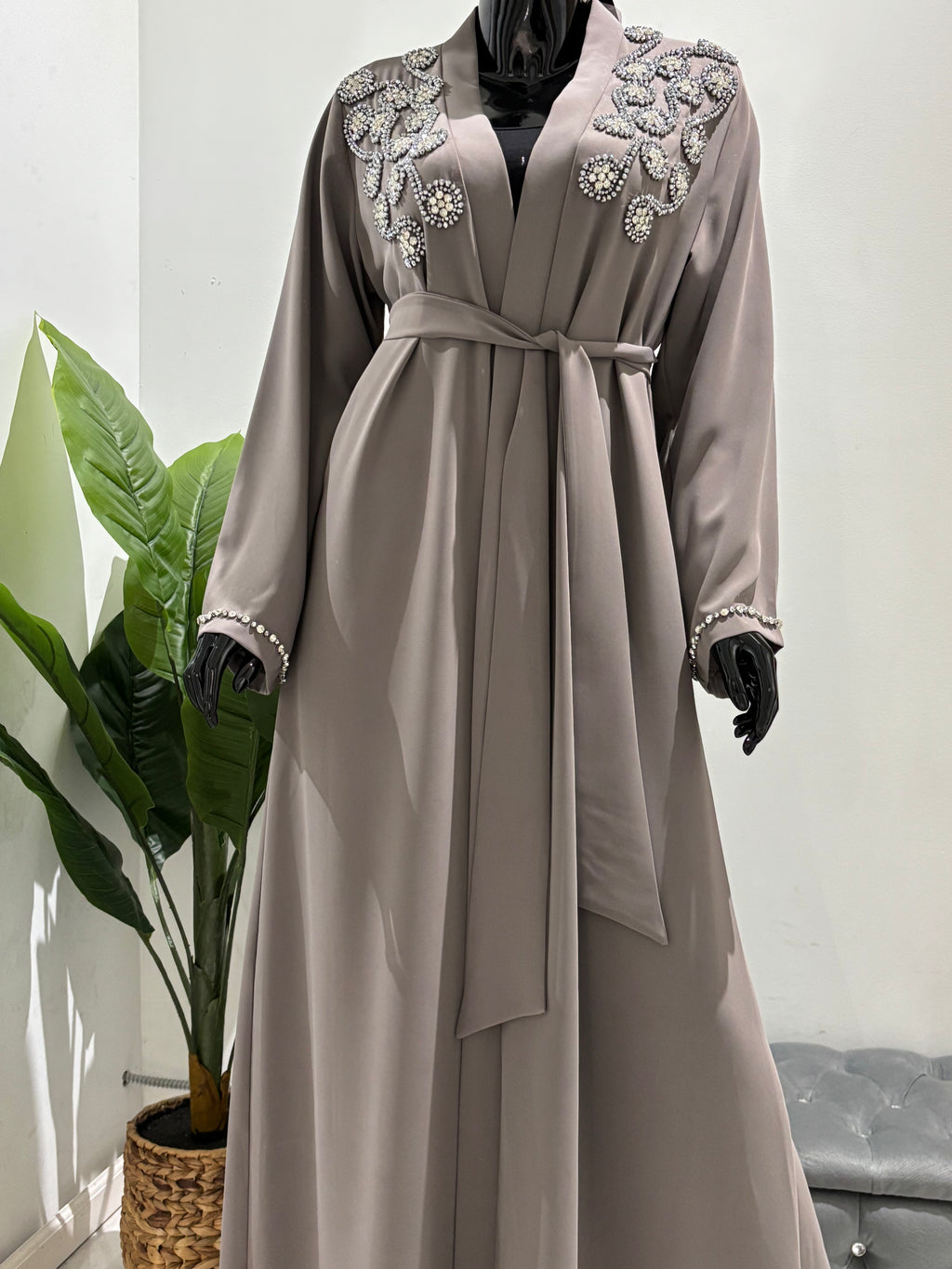 Beige abaya
