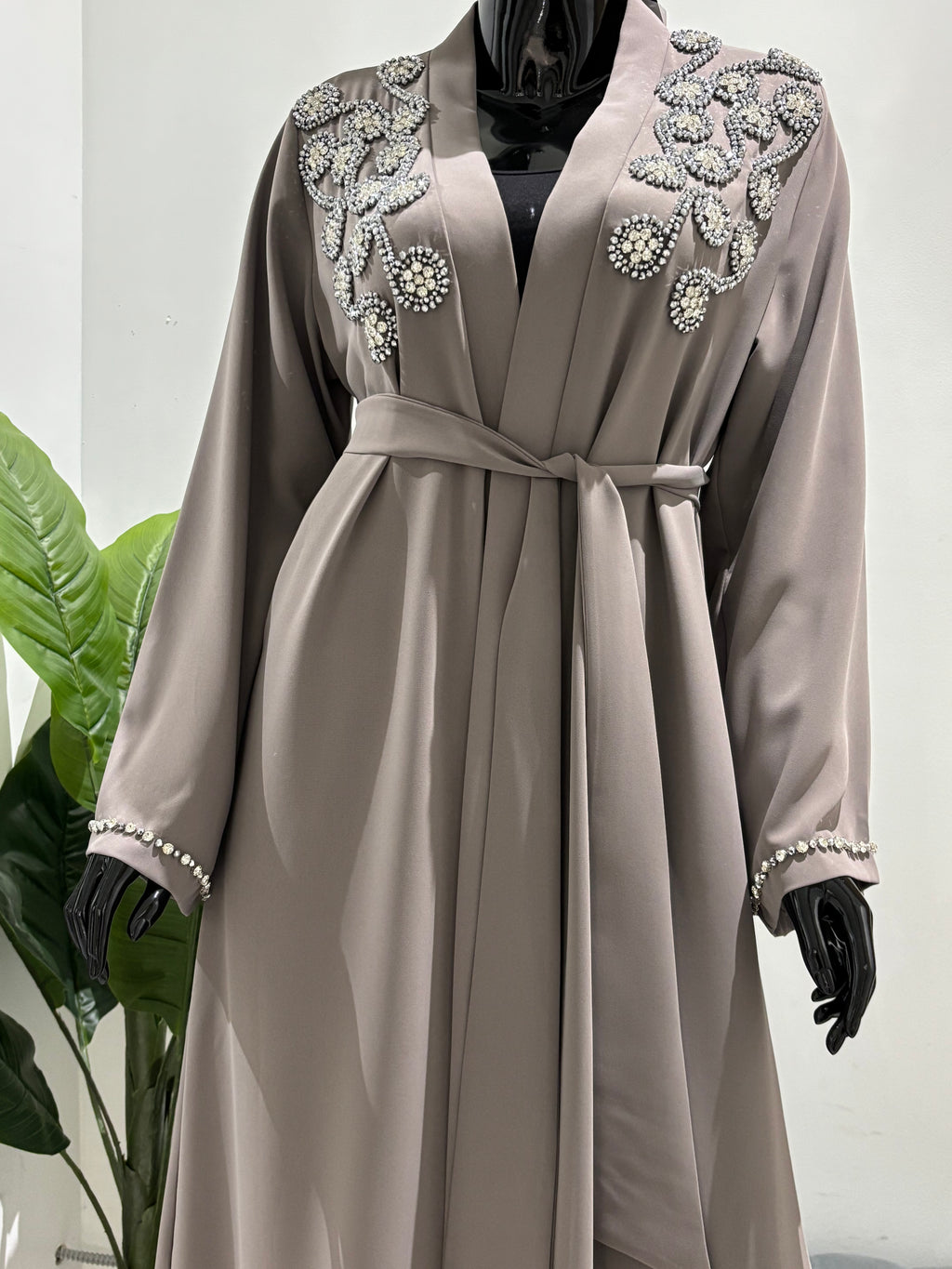 Beige abaya