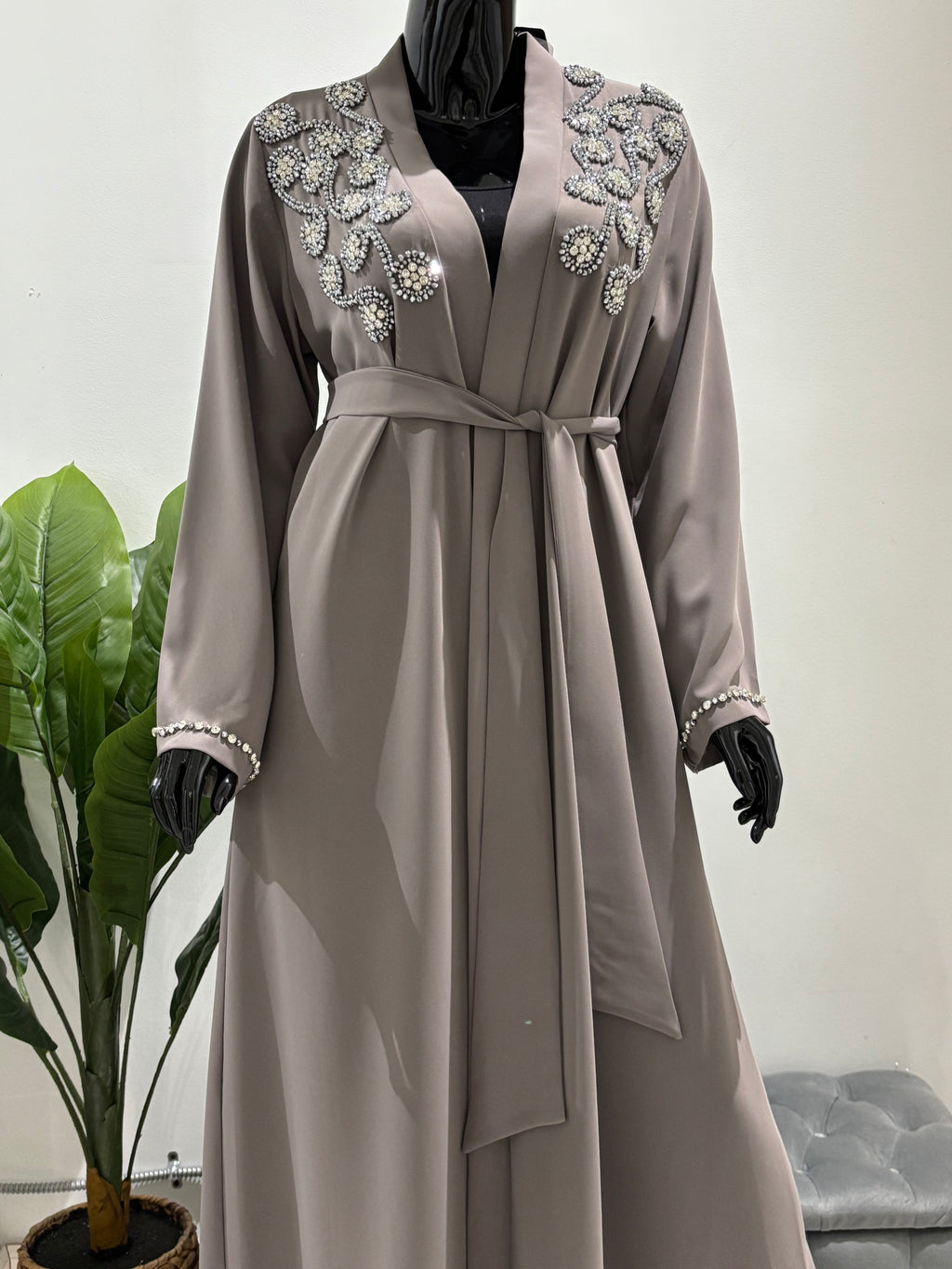 Beige abaya