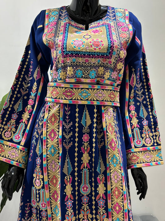 Elegant Navy thobe