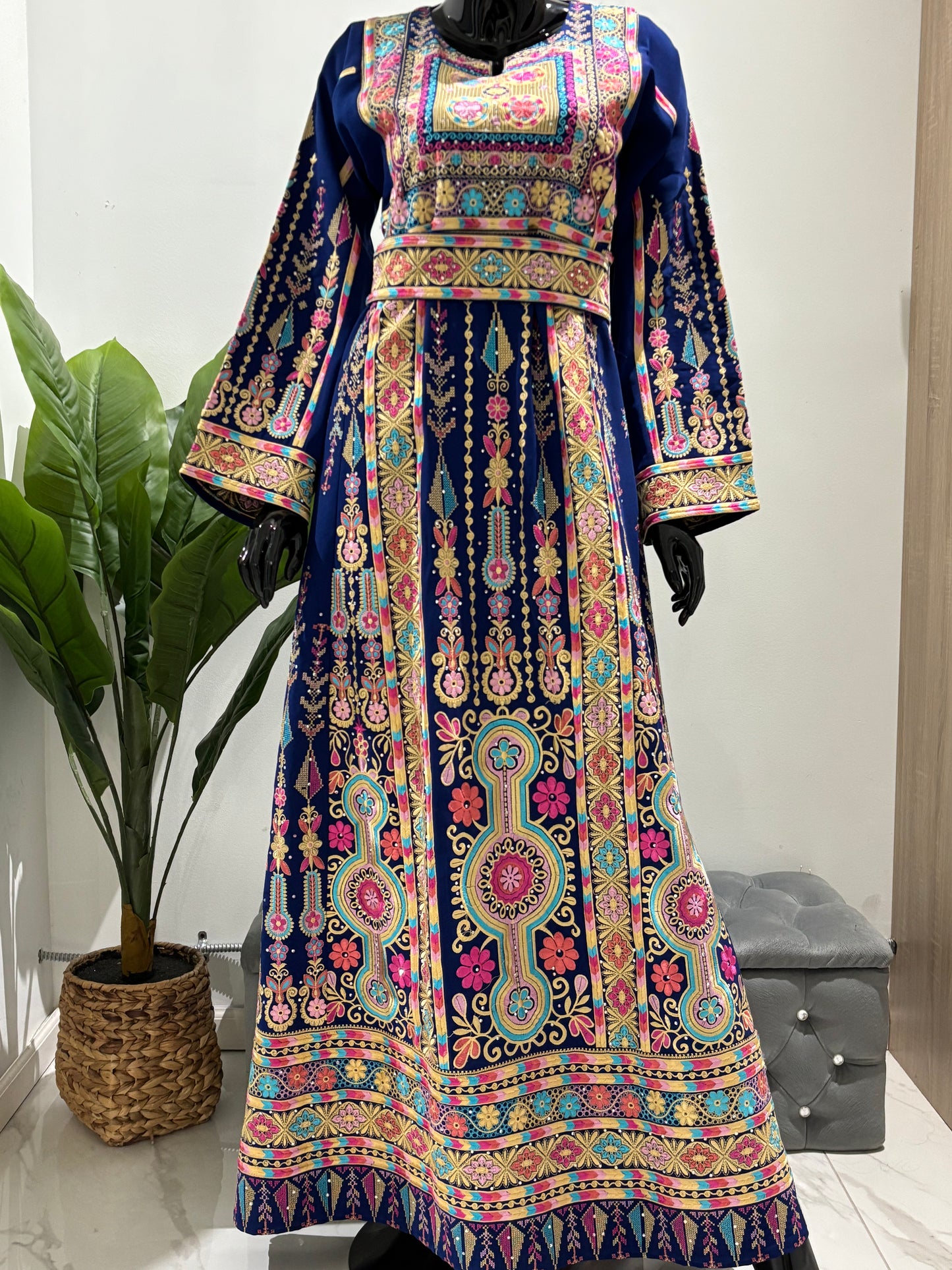 Elegant Navy thobe
