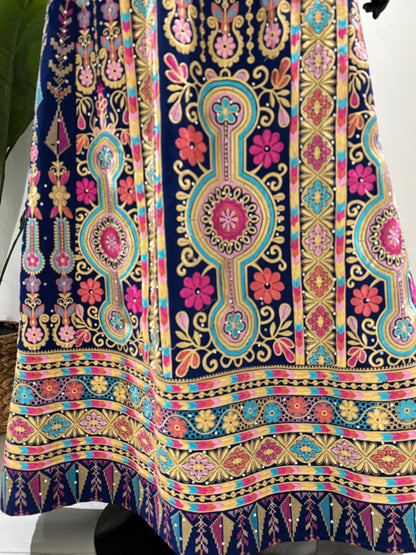 Elegant Navy thobe