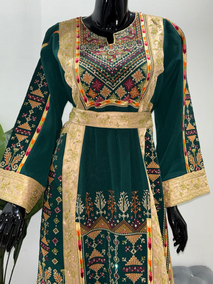 Dark green thob