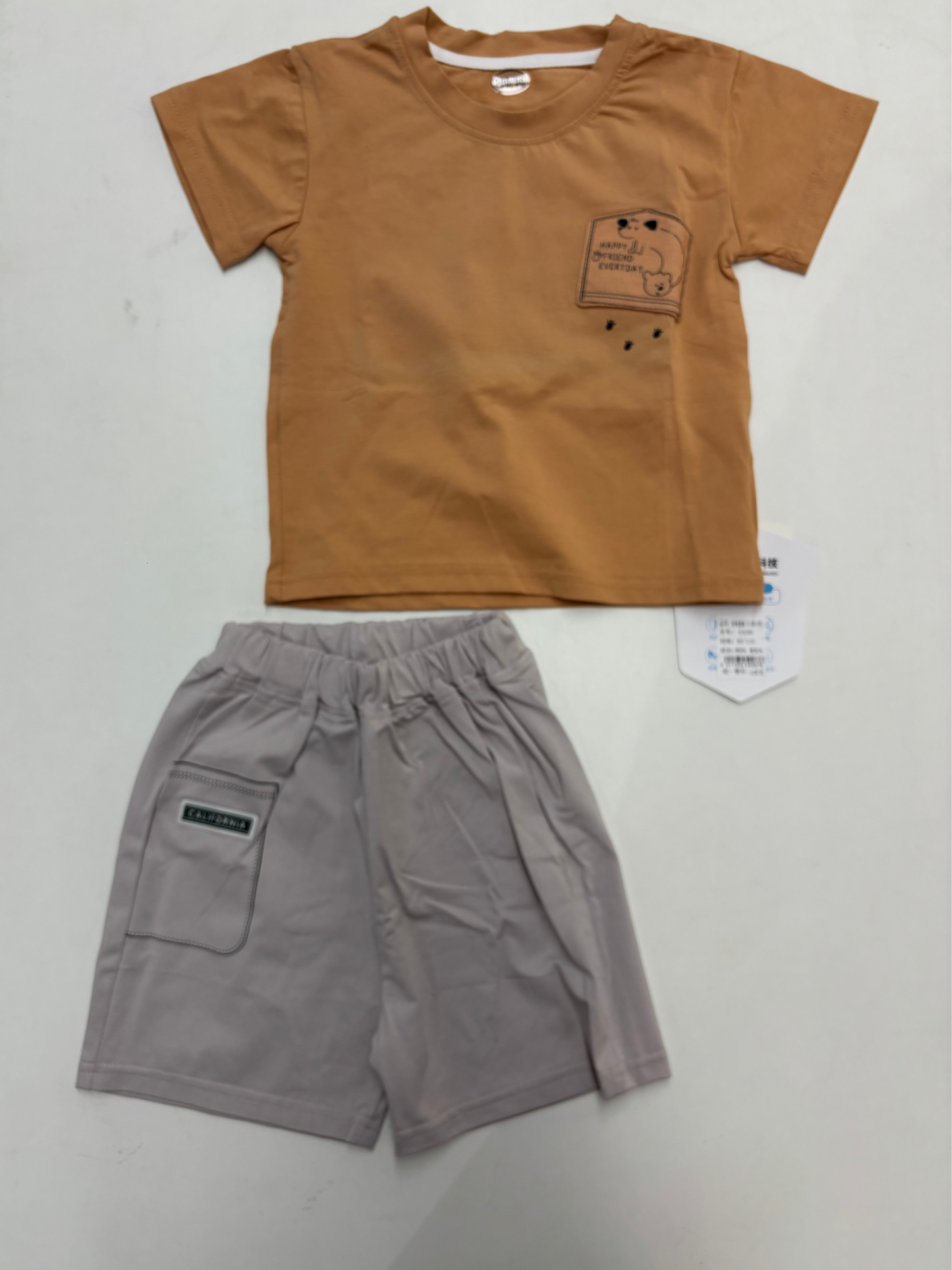 BOYS' 2-PIECE SHORTS SET OUTFIT